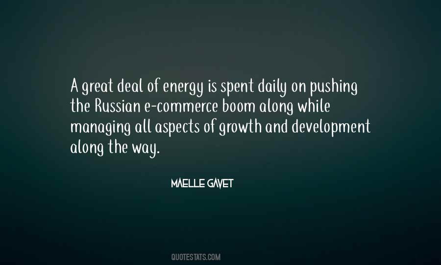 Quotes About Development And Growth #204479