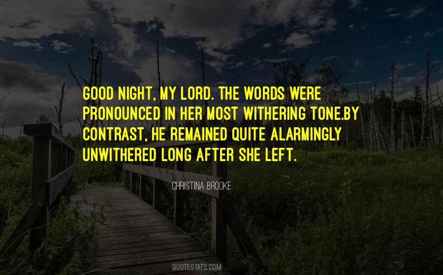 Long Good Night Quotes #1535304