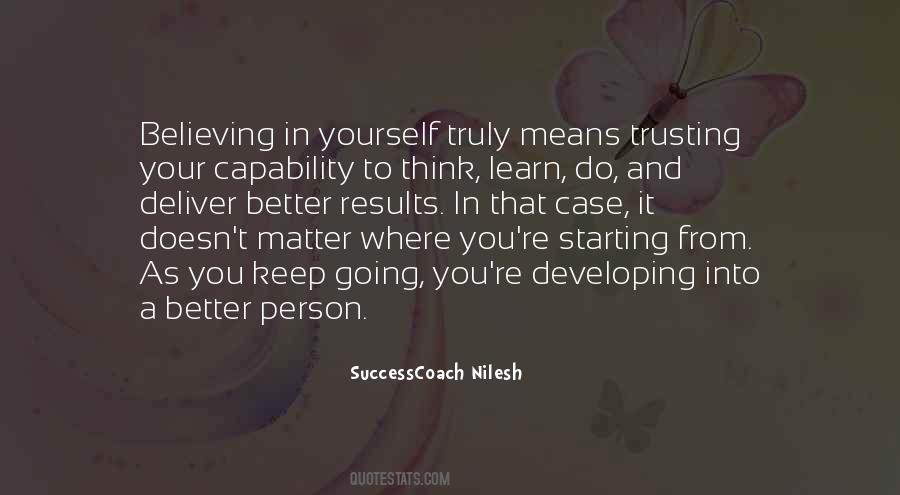 Quotes About Developing The Whole Person #1342508