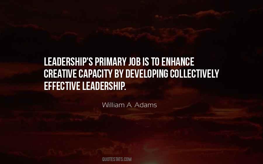Quotes About Developing Leadership #942804