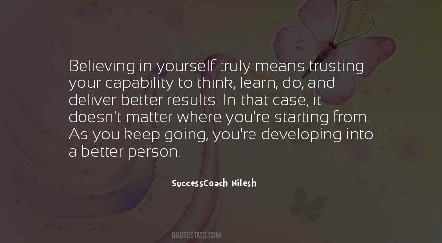 Quotes About Developing As A Person #1342508