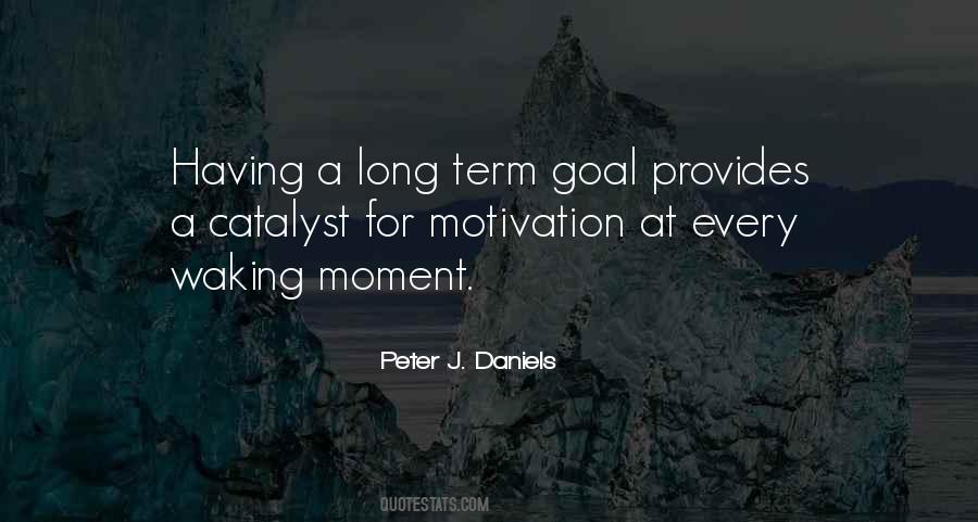 Long Term Goal Quotes #1383043