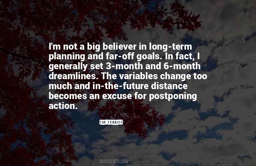 Long Term Goal Quotes #9813