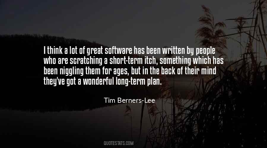 Long Term Plan Quotes #897159