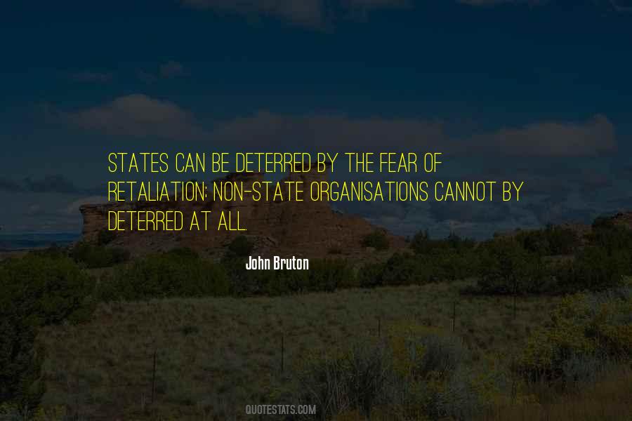 Quotes About Deterred #334697