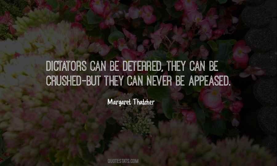 Quotes About Deterred #720388