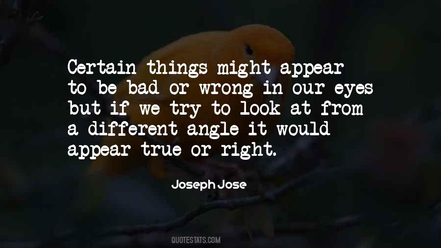 Look At Things From A Different Angle Quotes #1485551