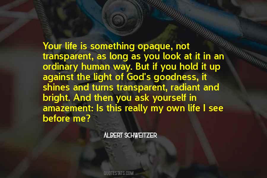 Look At Your Own Life Quotes #160222