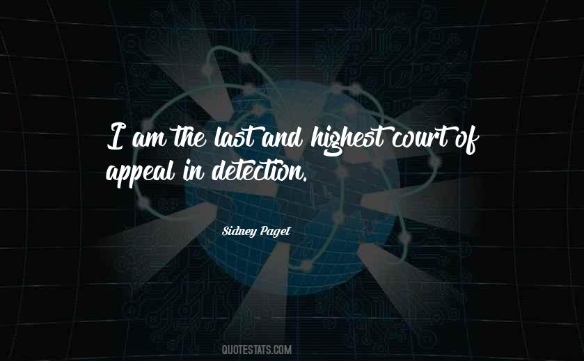 Quotes About Detection #1591003
