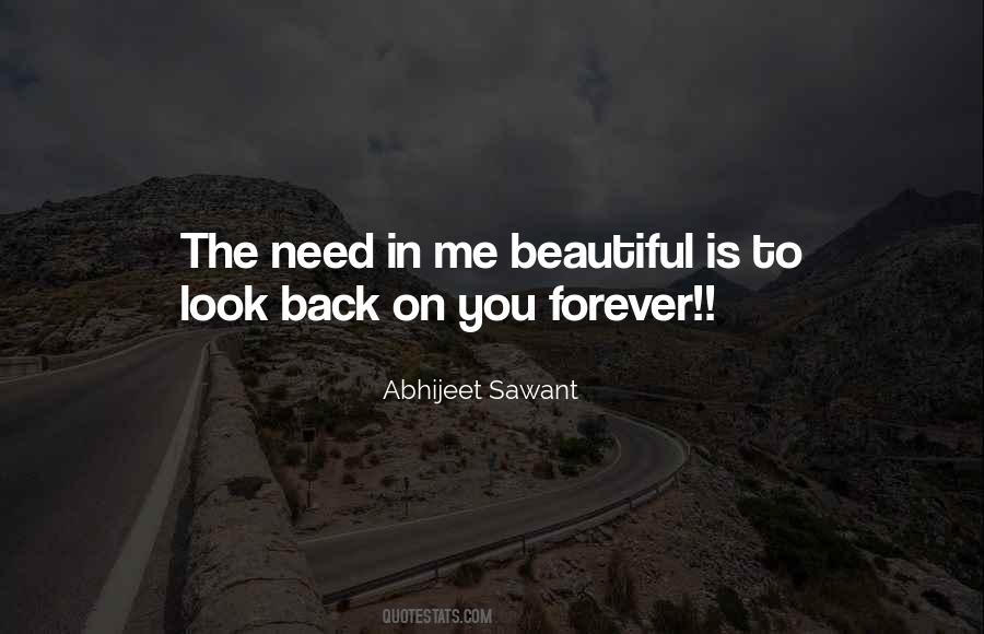 Look Back Love Quotes #1130091