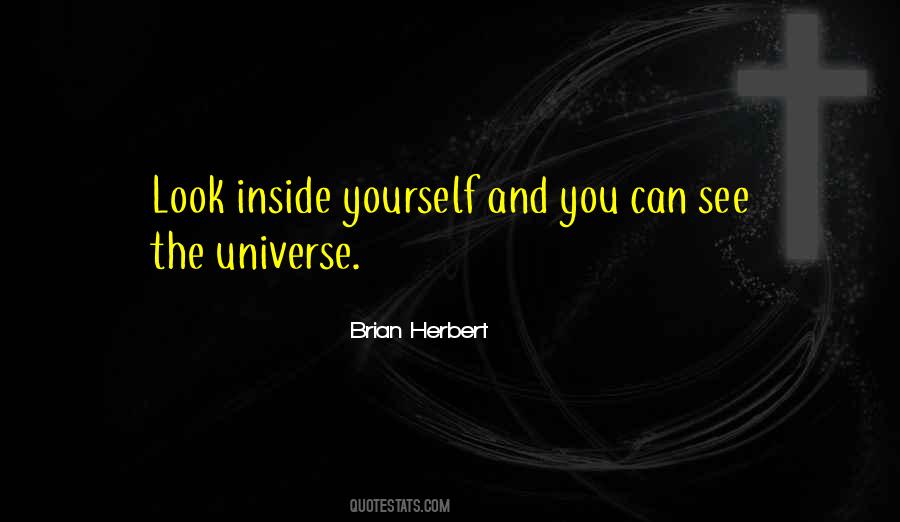 Look Inside Yourself Quotes #1135620