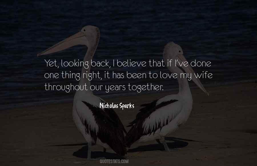 Looking Back Love Quotes #692999