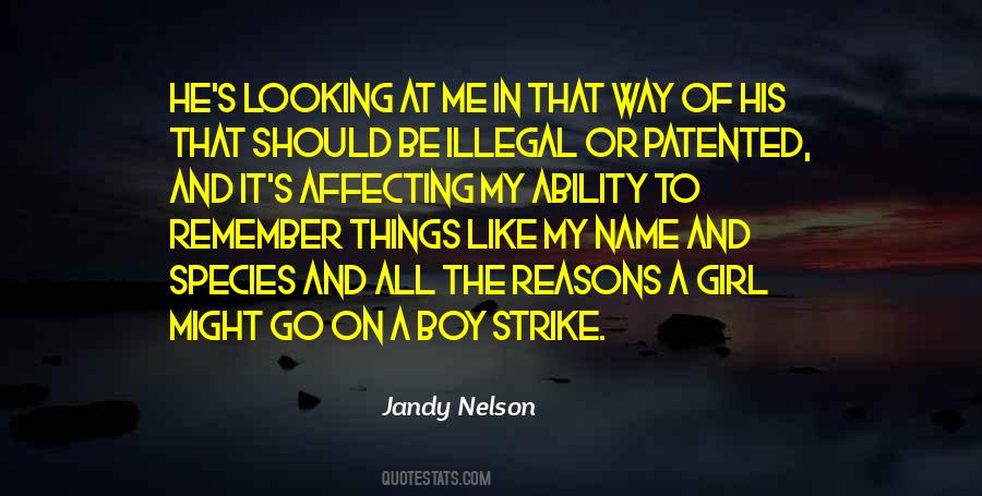 Looking Boy Quotes #1501368
