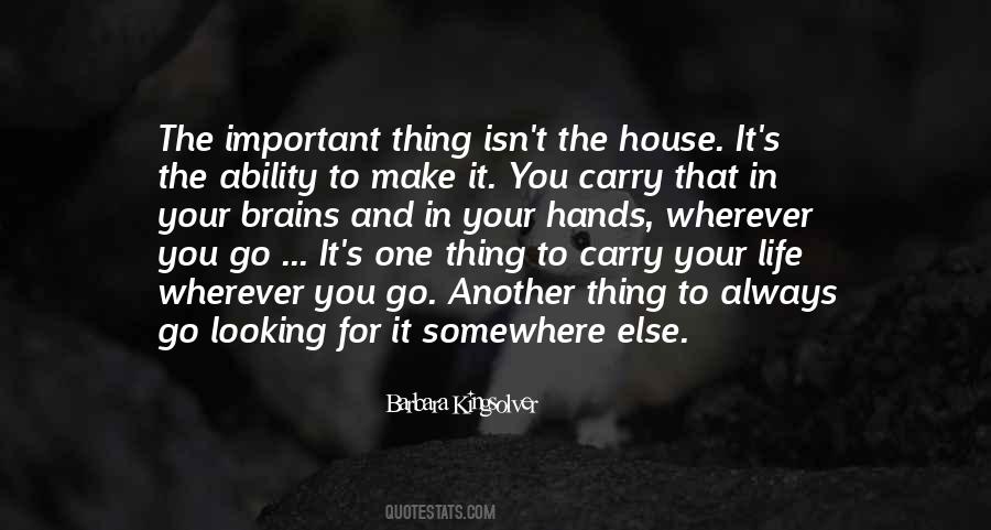 Looking Somewhere Else Quotes #1676803