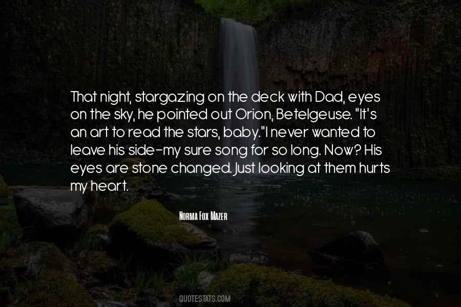 Looking Up At The Night Sky Quotes #128094