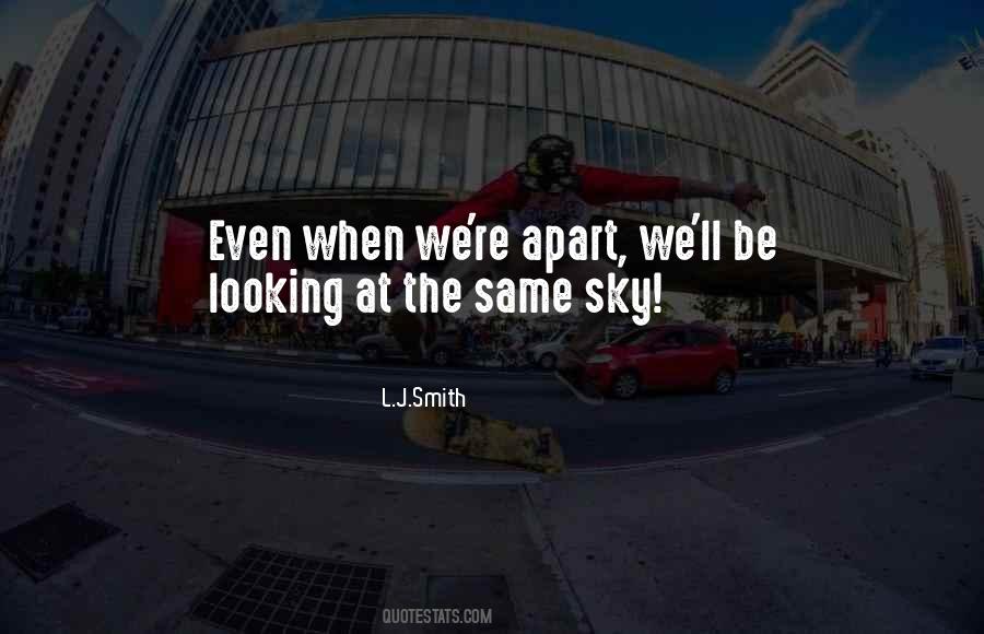 Looking Up At The Night Sky Quotes #1416892
