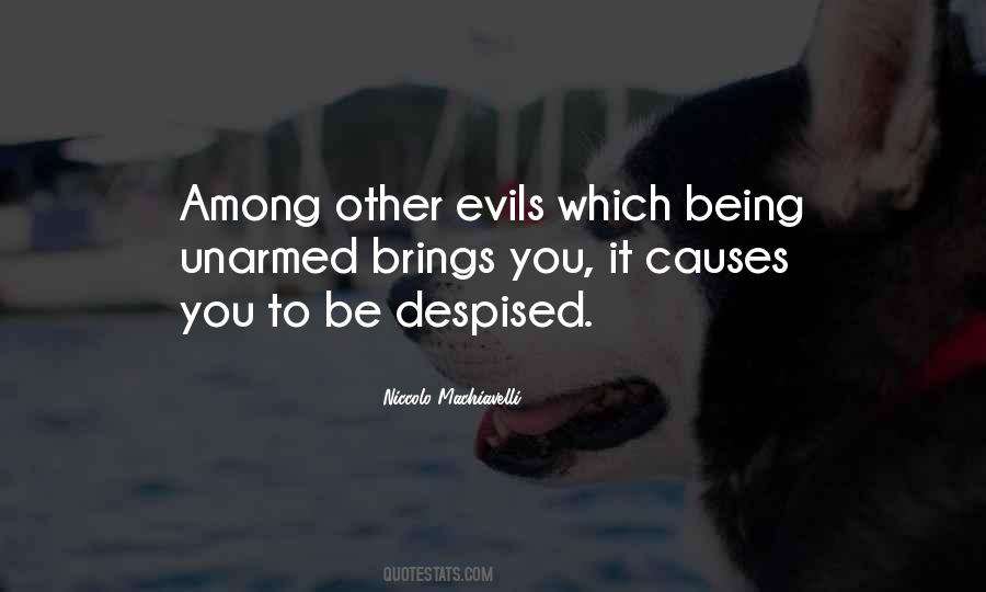 Quotes About Despised #969917