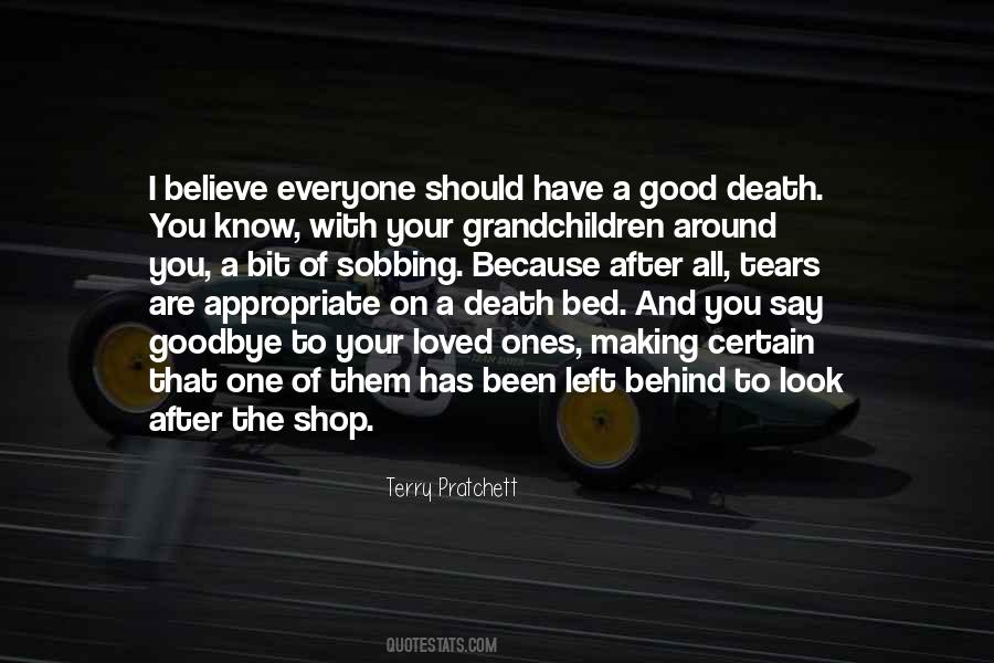 Quotes About Tears And Death #1162316