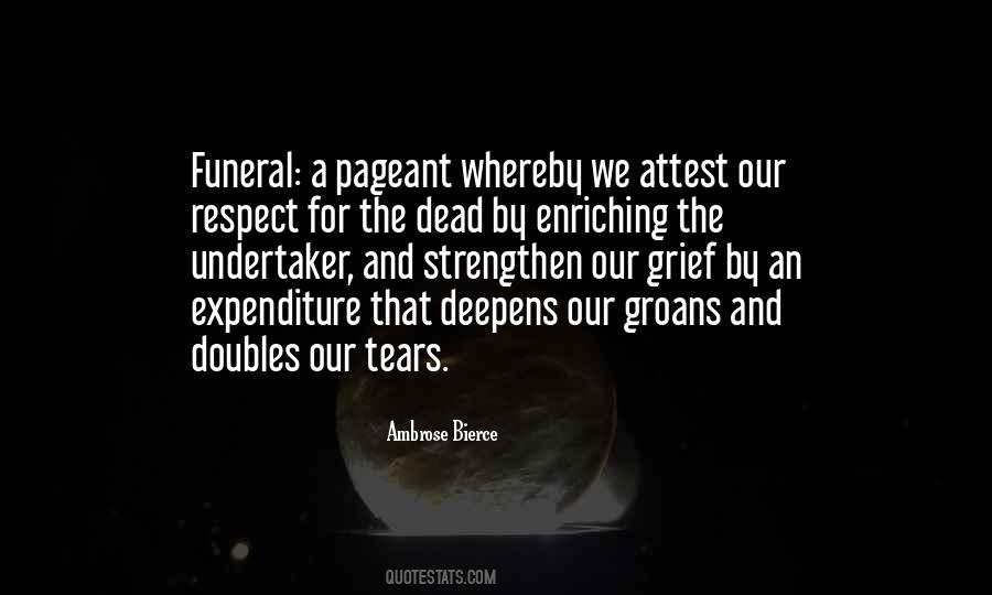 Quotes About Tears And Death #496762