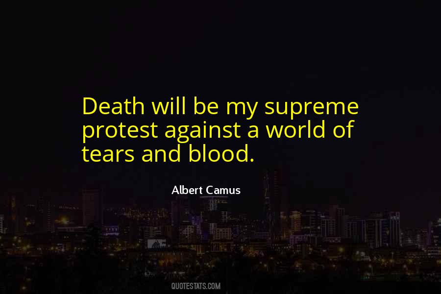 Quotes About Tears And Death #752183