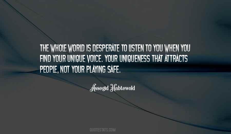 Quotes About Desperate People #189249