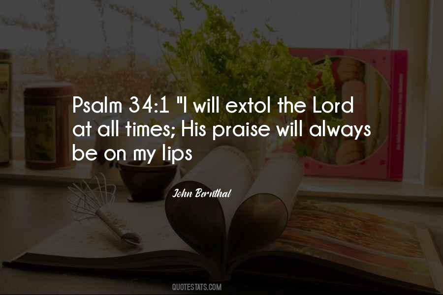 Lord Praise Quotes #440377