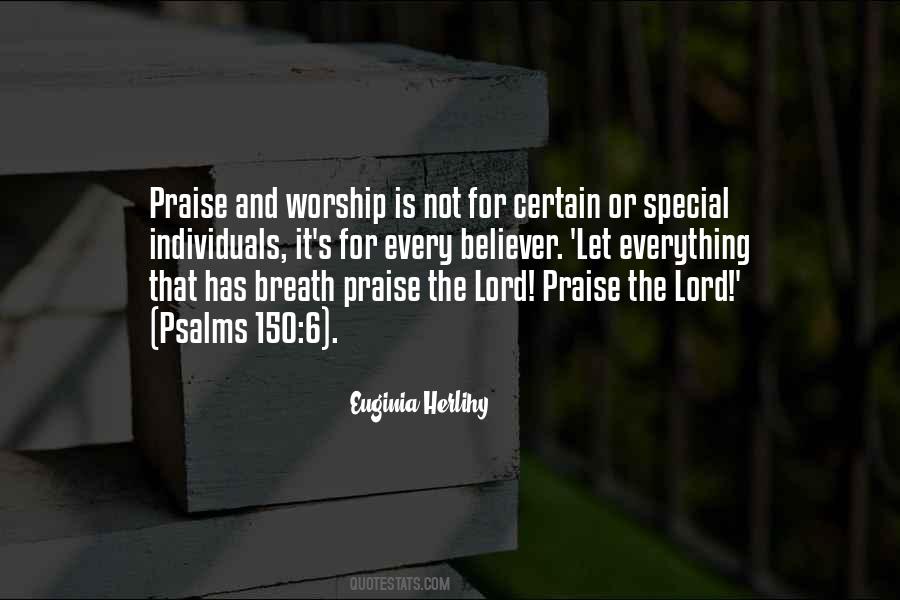 Lord Praise Quotes #534815
