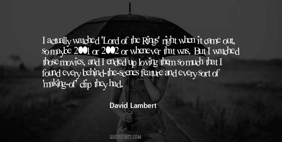 Lord Rings Quotes #271506