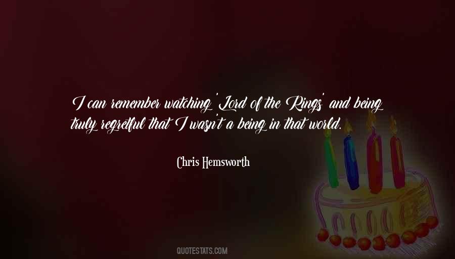 Lord Rings Quotes #299790
