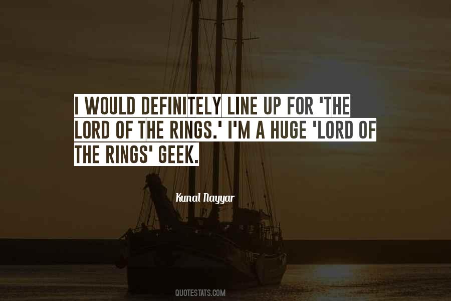 Lord Rings Quotes #382880