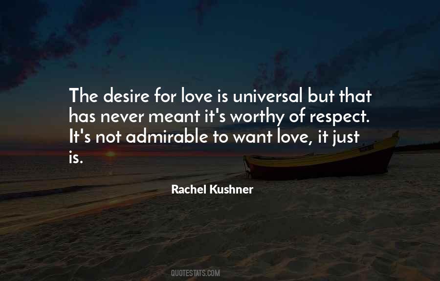 Quotes About Desire For Love #1014219