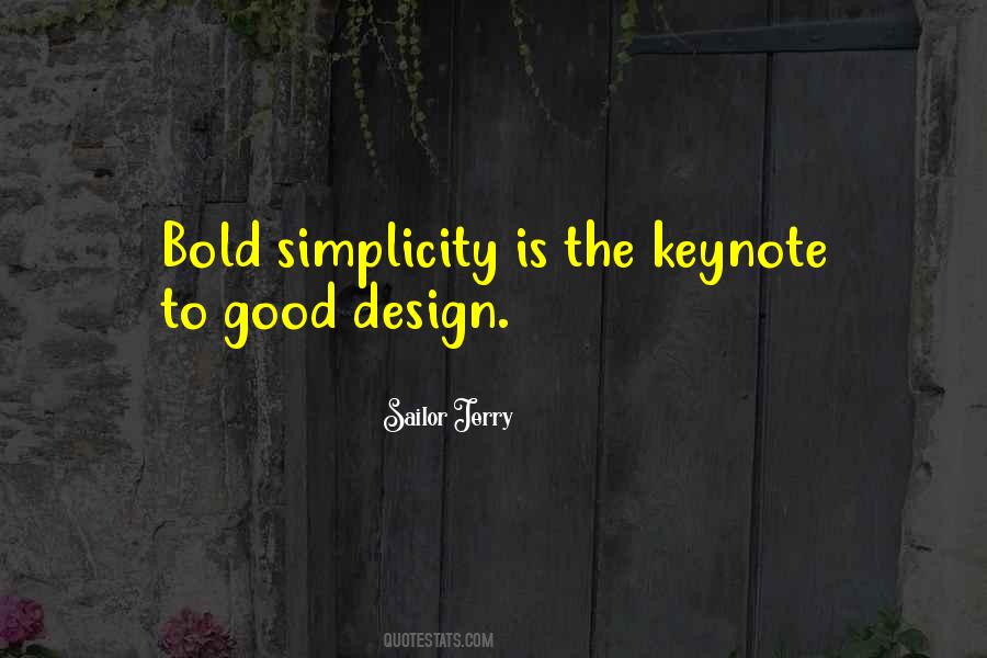 Quotes About Design Simplicity #91569