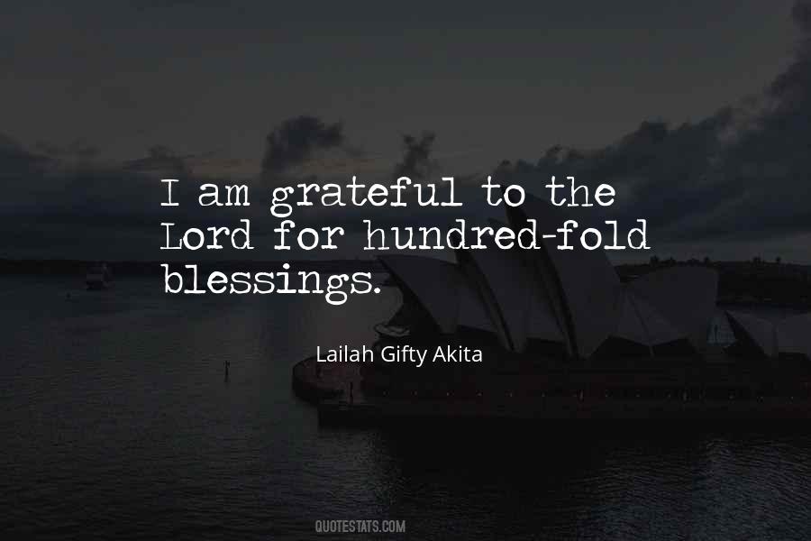 Lord's Blessings Quotes #1339719