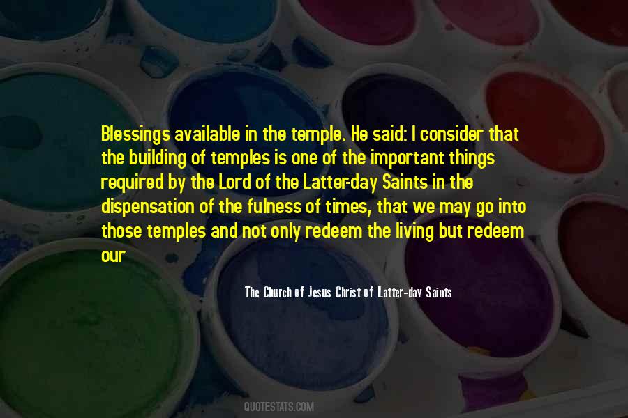 Lord's Blessings Quotes #381750