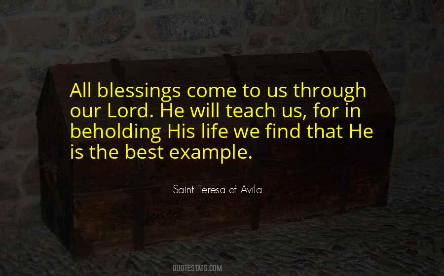 Lord's Blessings Quotes #79132