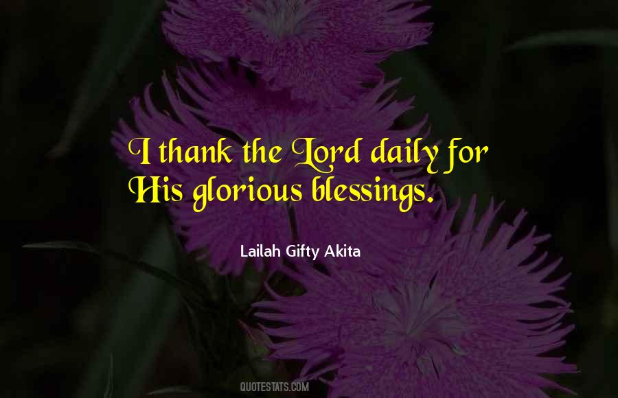 Lord's Blessings Quotes #980618