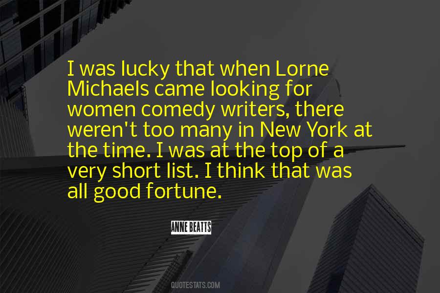 Lorne Quotes #1595139