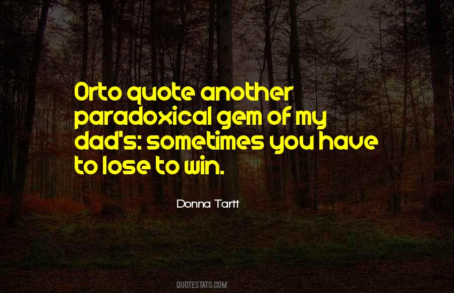 Lose To Win Quotes #952134