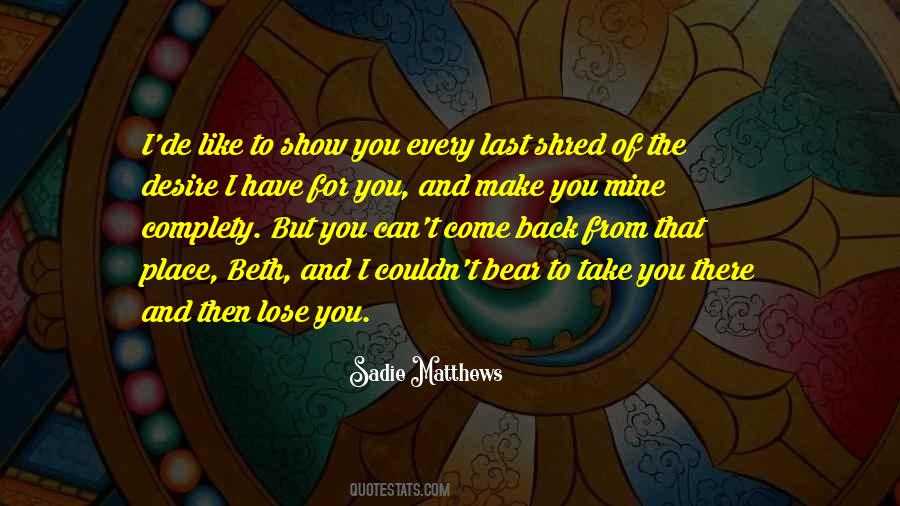Lose You Quotes #1003755