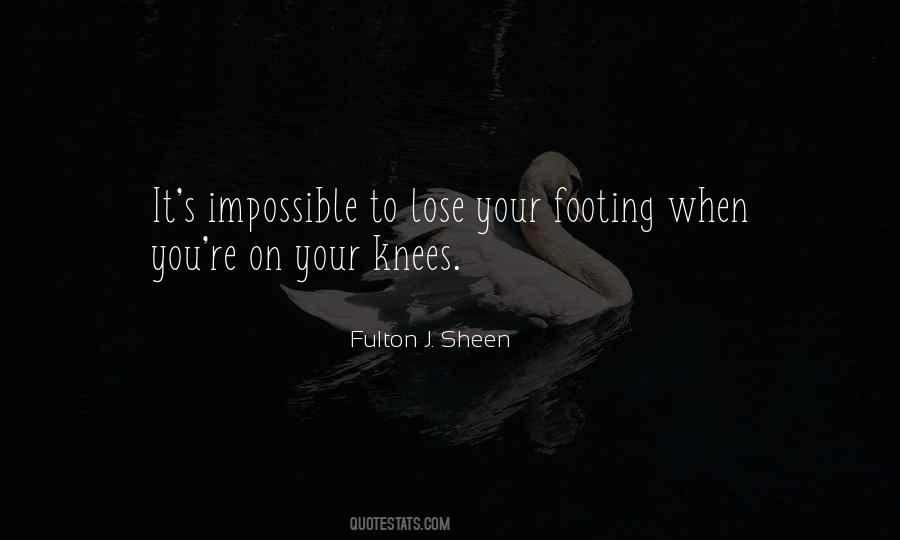 Lose Your Footing Quotes #1609910