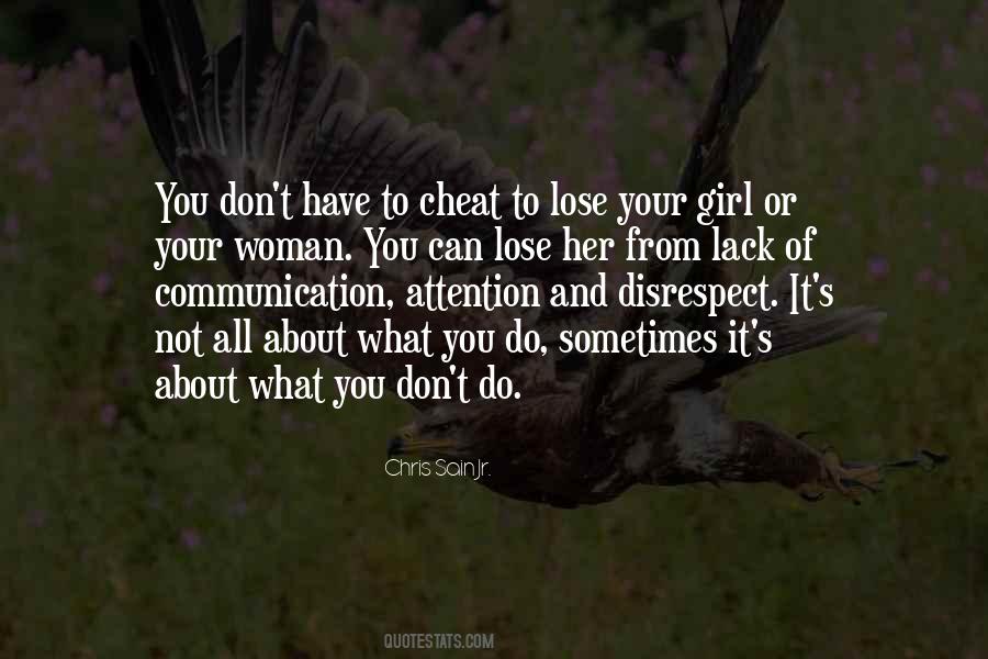 Lose Your Girl Quotes #1615538