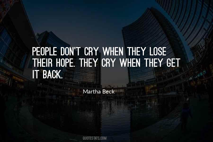 Loses Hope Quotes #1526962