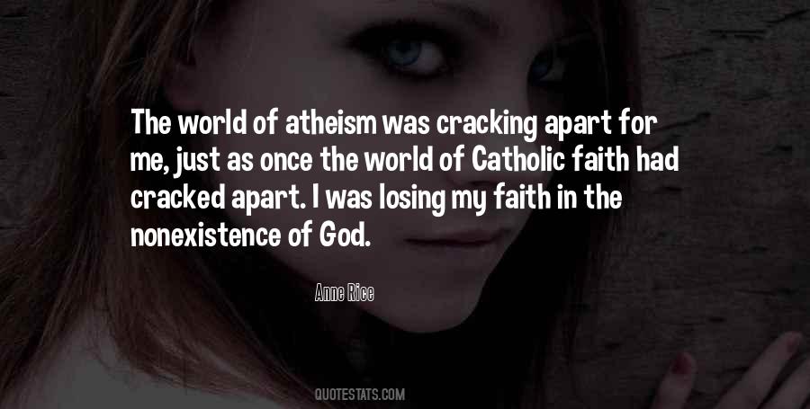 Losing Faith In God Quotes #991282