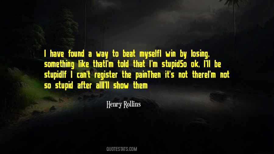 Losing Myself Quotes #22145