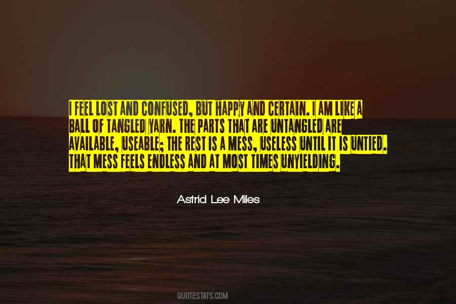 Lost And Confused Quotes #53480