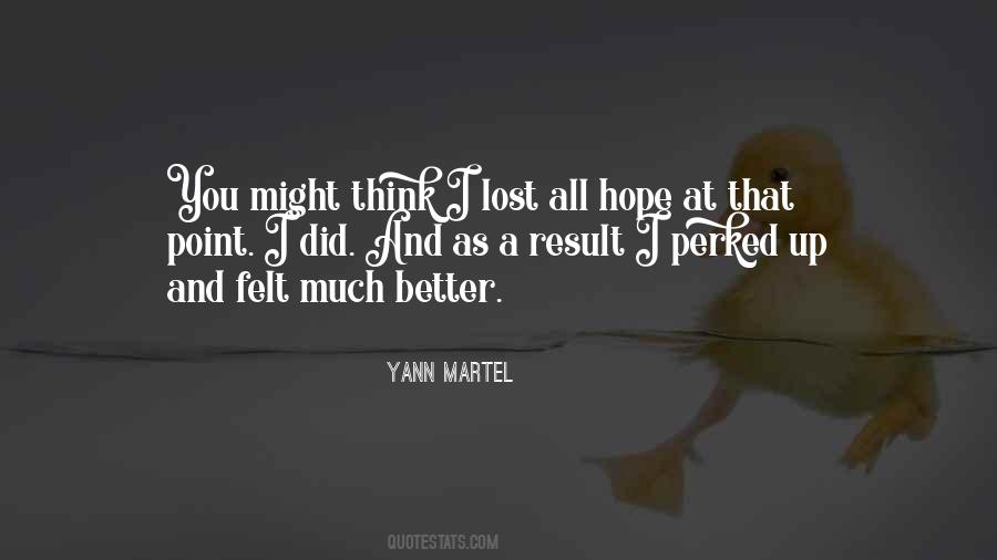 Lost And Hope Quotes #957896