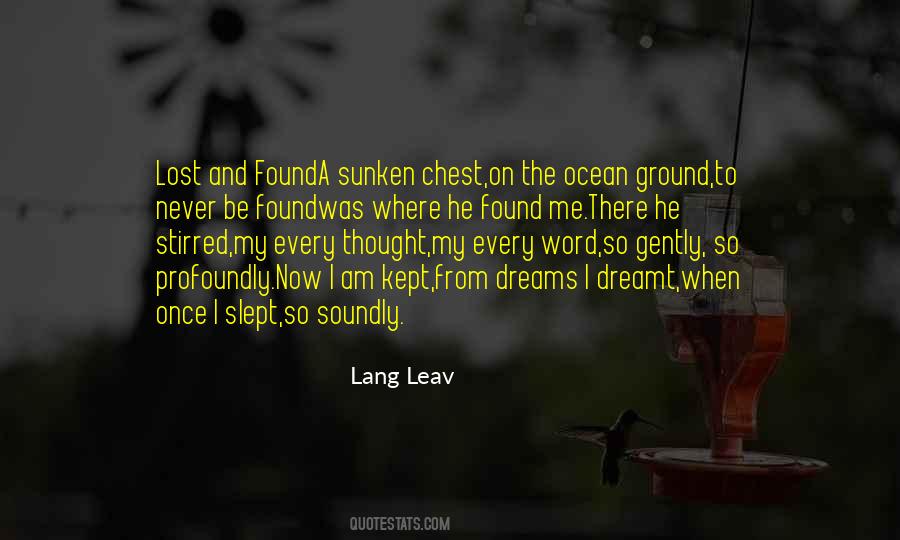 Lost And Never Found Quotes #1012855