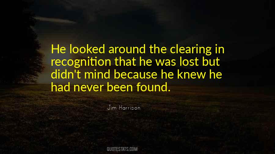 Lost And Never Found Quotes #512499