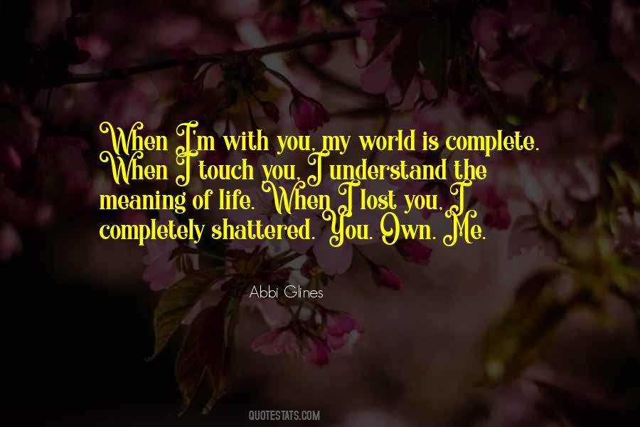 Lost Completely Quotes #1171780