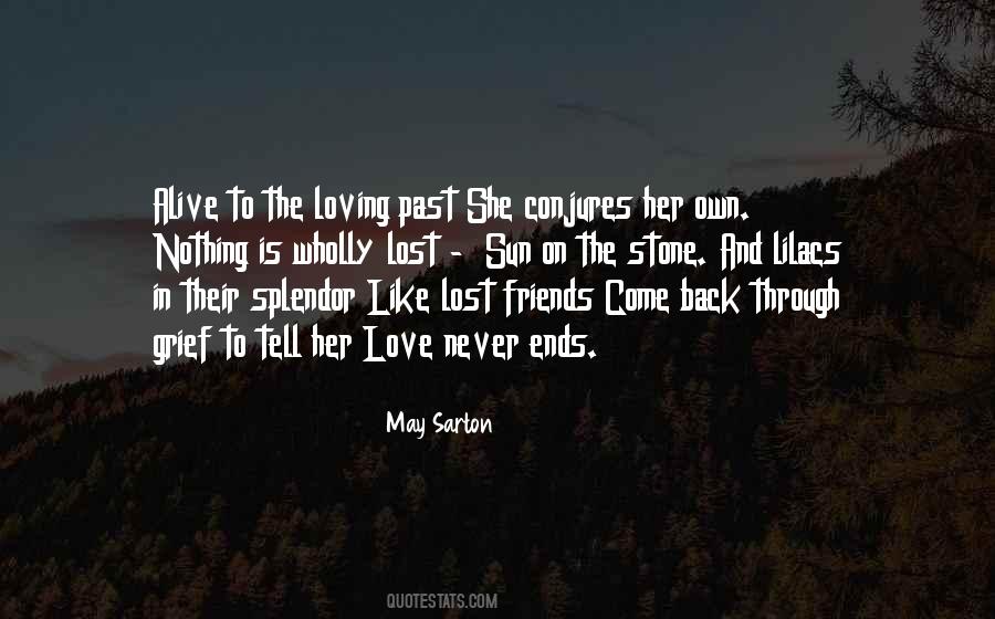 Lost Her Love Quotes #234067